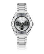 Montre homme analogique en acier inoxydable Prime argentée