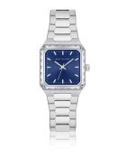 Montre homme analogique en acier inoxydable Norev argentée