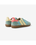 Baskets en cuir Jelly Joy bleu/rose
