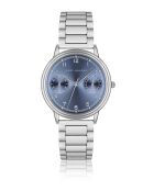 Montre homme analogique en acier inoxydable Sever argentée