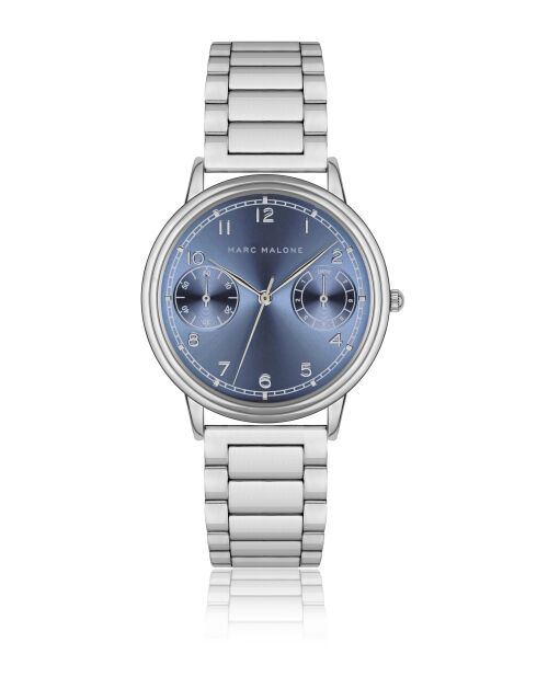 Montre homme analogique en acier inoxydable Sever argentée