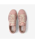 Baskets en cuir Solar Pink roses