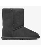 Bottes enfant en daim Wallaby Lo anthracite