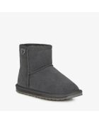 Bottines enfant en daim Wallaby Mini anthracite