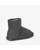 Bottines enfant en daim Wallaby Mini anthracite