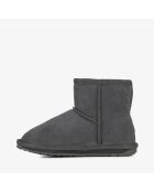 Bottines enfant en daim Wallaby Mini anthracite