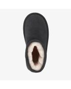 Bottines enfant en daim Wallaby Mini anthracite