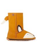 Bottes enfant en daim Fox orange