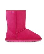 Bottes enfant en daim Wallaby Lo fuchsia