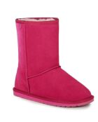 Bottes enfant en daim Wallaby Lo fuchsia