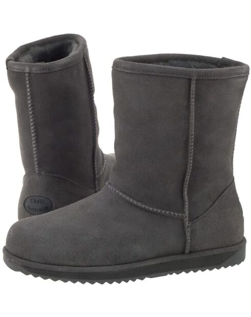 Bottes en daim Paterson Lo anthracite