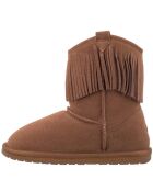 Bottes enfant en daim Glaziers Kids marron