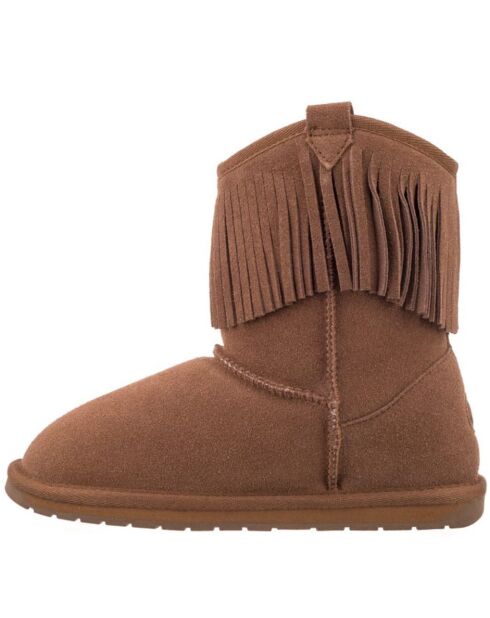 Bottes enfant en daim Glaziers Kids marron