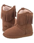 Bottes enfant en daim Glaziers Kids marron
