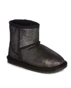 Bottines enfant en daim Wallaby Mini noires