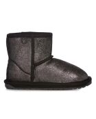 Bottines enfant en daim Wallaby Mini noires