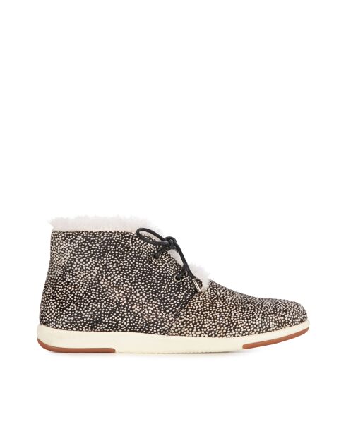 Bottines Akala Fur imprimé tacheté