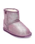 Bottines enfant en daim Wallaby Mini violettes