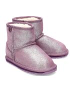 Bottines enfant en daim Wallaby Mini violettes
