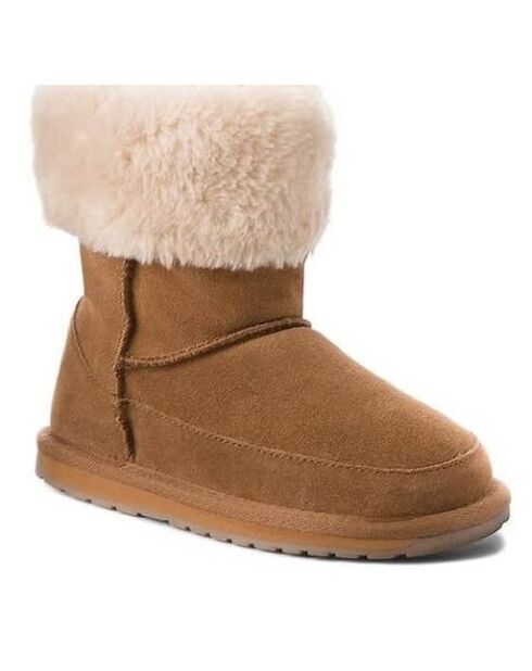 Bottes enfant en daim Ardle marron