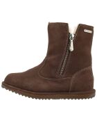 Bottines enfant en daim Arden camel