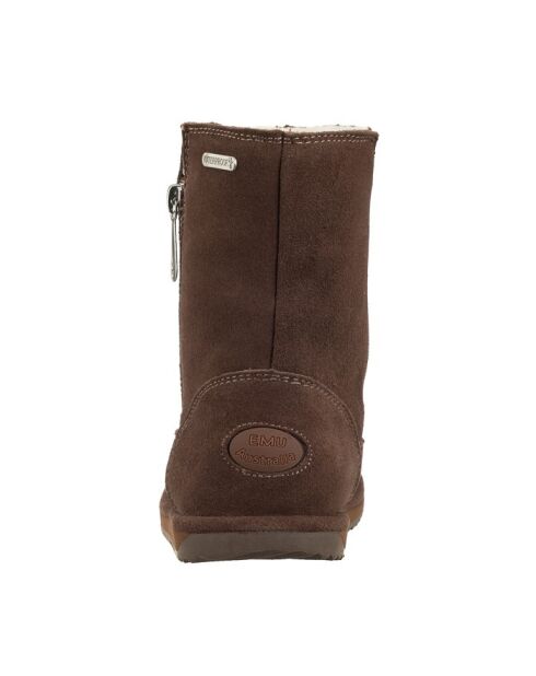 Bottines enfant en daim Arden camel