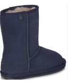 Bottes enfant en daim Wallaby Lo bleu nuit