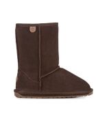 Bottes enfant en daim Wallaby Lo chocolat