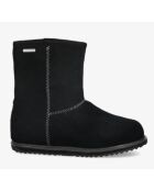 Bottes enfant en daim Brumby Lo noires