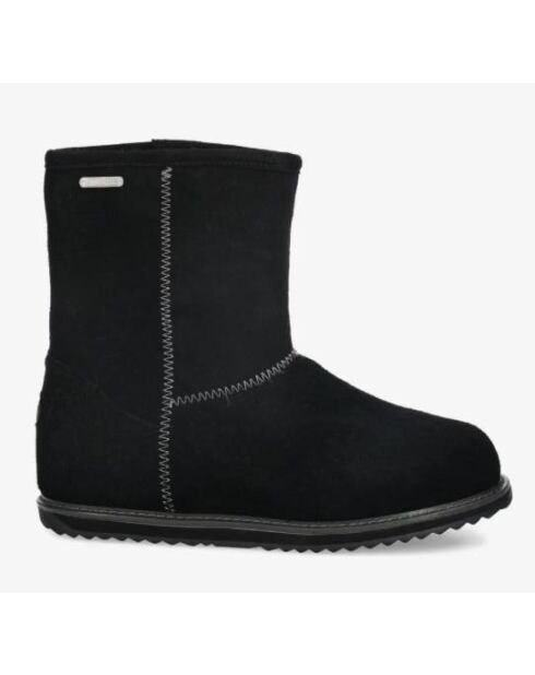 Bottes enfant en daim Brumby Lo noires
