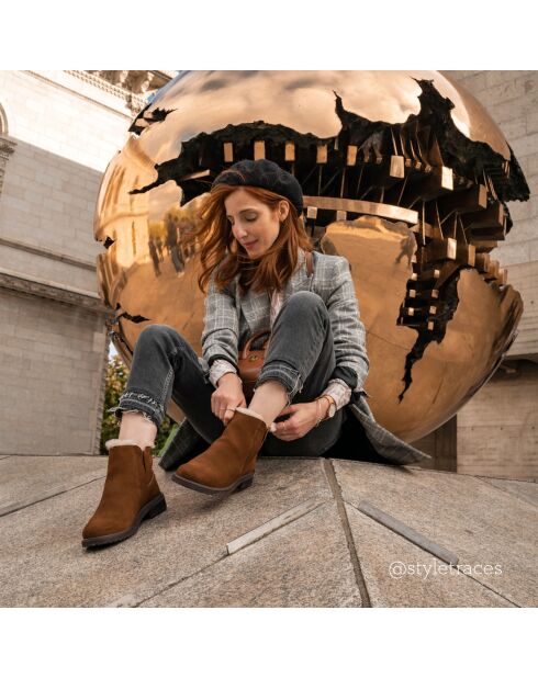 Bottes Pioneer camel