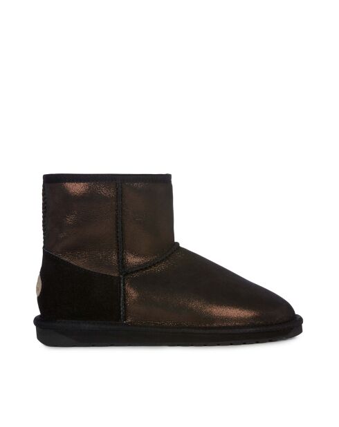 Bottines métallisée Stinger Mini noires