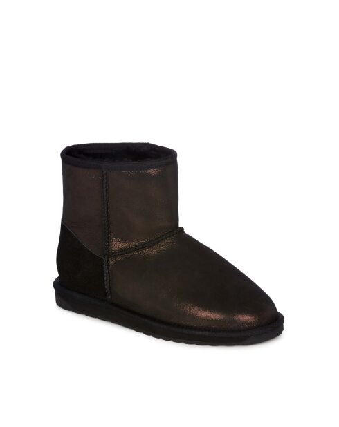 Bottines métallisée Stinger Mini noires