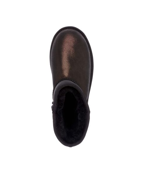 Bottines métallisée Stinger Mini noires