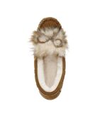 Chaussons en daim Amity Reverse Lava marron
