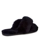 Chaussons en laine mérinos Mayberry noirs