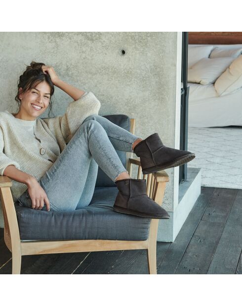 Bottines Platinum Stinger Slim Mini anthracite