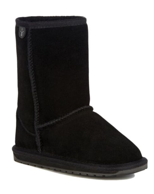 Bottes enfant en daim Wallaby Lo noires