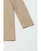 Chubasquero Quentin beige con forro extraíble