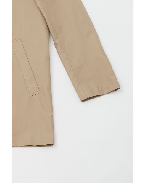 Chubasquero Quentin beige con forro extraíble