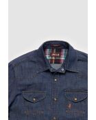 Chemise en denim western Benoît bleu jean