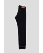 Pantalon 5 poches en velour côtelé Simon bleu marine