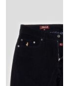 Pantalon 5 poches en velour côtelé Simon bleu marine