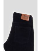 Pantalon 5 poches en velour côtelé Simon bleu marine
