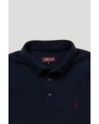Polo Guillaume estilo sudadera de manga larga de algodón azul marino