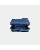Sac bandouliere Theresa en cuir cosmique - 23,5 x 17 cm