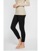 Leggings de algodón negros de cintura alta Amélia