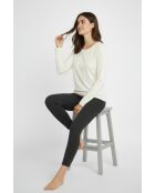 Amanda wolf katoenen legging met hoge taille
