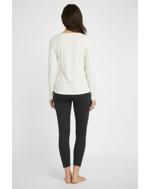 Amanda wolf katoenen legging met hoge taille