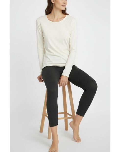 Amanda wolf katoenen legging met hoge taille